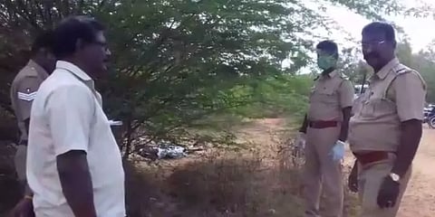 எரிந்த நிலையில் வாலிபர் சடலம்: போலீசார் தீவிர விசாரணை