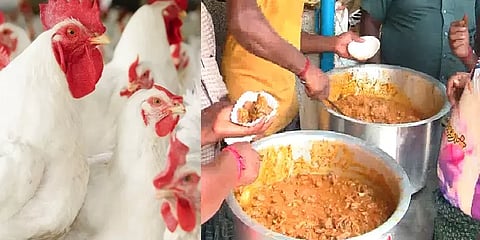 நாமக்கல்: 3 கிலோ கோழி இறைச்சி ரூ.99; சிக்கன் வறுவல் இலவசம்!!