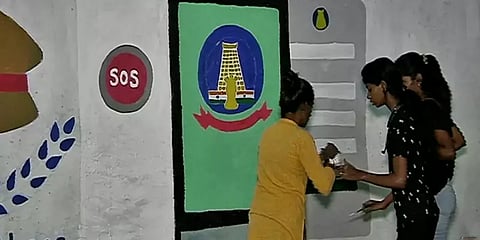 தன்னார்வலர்களால் புதுப்பொலிவு பெற்ற சென்னை அண்ணா மேம்பாலம்