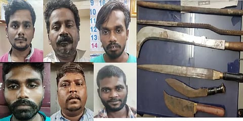 “பகலில் கல் குவாரி ஊழியர்கள், இரவில் கொள்ளை கும்பல்” - பயங்கர ஆயுதங்களுடன் சிக்கிய 6 பேர்