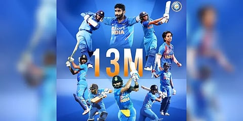 பிசிசிஐ இன்ஸ்டாகிராம் கொண்டாட்ட போட்டோ : தோனி மிஸ்ஸிங்..!