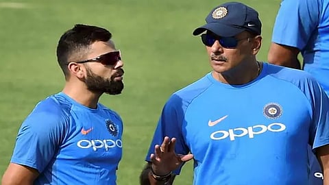 Virat Kohli and Ravi Shastri