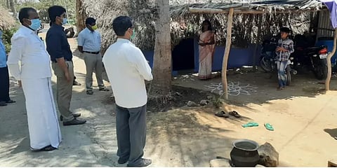 கொரோனா தடுப்பு : தருமபுரியில் தனிமைப்படுத்தப்பட்ட கிராமம்