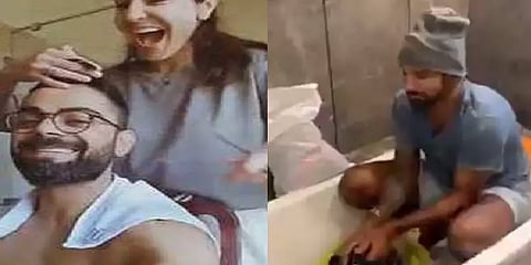 நம்ம வேலைய நாமதான செய்யணும்: அசத்தும் இந்திய கிரிக்கெட் வீரர்கள்!!