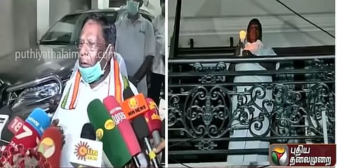 “விளக்கு ஏற்றுவதால் இந்தியாவை விட்டு கொரோனா சென்றுவிடாது; ஆனால்”- நாராயணசாமி பேட்டி