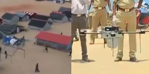 கிரிக்கெட் கமென்ட்ரி; விடாது துரத்தும் ட்ரோன்: கேரள போலீசார் வெளியிட்ட கலகல வீடியோ!