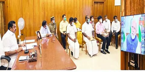 ஊரடங்கை நீட்டிப்பதா?: மாநில முதலமைச்சர்களுடன் பிரதமர் மோடி ஆலோசனை