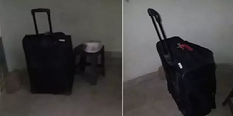 சூட்கேசுக்குள் அடைத்து நண்பனை வீட்டிற்குள் கொண்டுவர திட்டம்: சிக்கிக்கொண்ட மாணவர்!