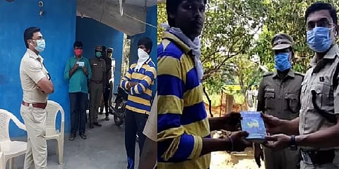 விவசாயியை பார்க்க வீட்டிற்கே சென்ற எஸ்பி - பரிசாக வழங்கப்பட்ட அப்துல்கலாம் புத்தகம்