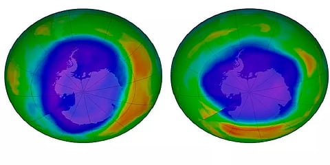 ஓசோனில் இருந்த மிகப்பெரிய துளை அடைபட்டது?: பொதுமுடக்கம் காரணமா?