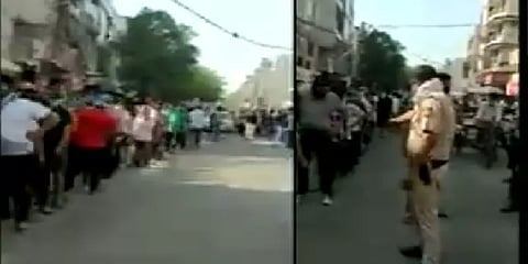 டெல்லி: மதுபானம் மீது 70% வரி போட்டும் கட்டுக்கடங்காத கூட்டம் - வீடியோ!!