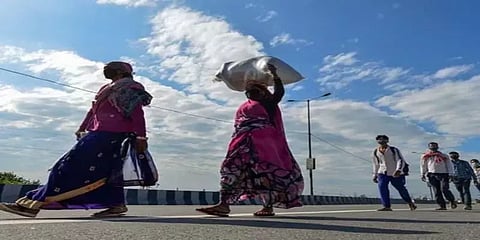 500 கி.மீட்டர் நடந்தே பயணித்த கர்ப்பிணி - மரத்தடியில் குழந்தை பெற்ற அவலம்