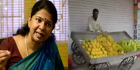 ஏழை வியாபாரிகள் என்றால் இளக்காரமா? - எம்பி கனிமொழி பகிர்ந்த வீடியோ!