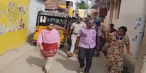 சிறுமி எரித்துக் கொல்லப்பட்ட விவகாரம்: போராட்டம் நடத்த முயன்ற நந்தினி உள்ளிட்ட 2 பேர் கைது