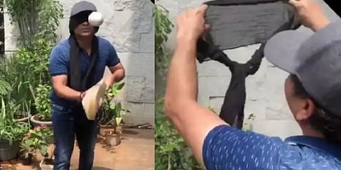 யுவராஜ் விடுத்த சவாலைச் செய்து முடித்த சச்சின் - வைரல் வீடியோ