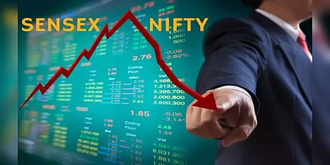 சென்செக்ஸ், நிஃப்டி சரிவு : இந்திய பங்கு சந்தைகள் வீழ்ச்சி