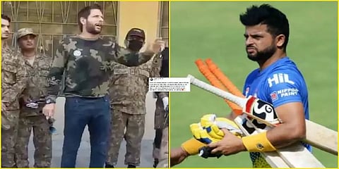 "உன் நாட்டுக்கு ஏதேனும் உருப்படியாய் செய்" அப்ரிதியை விளாசிய சுரேஷ் ரெய்னா !