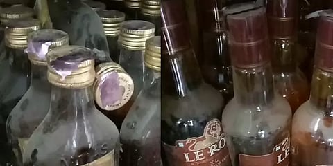 மண்படிந்த பழைய மதுபானங்கள் - மதுரையில் மதுக்குடிப்போர் குற்றச்சாட்டு!!