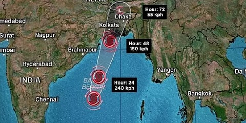 எங்கு இருக்கிறது Amphan புயல்: மீனவர்களுக்கு எச்சரிக்கை என்ன?