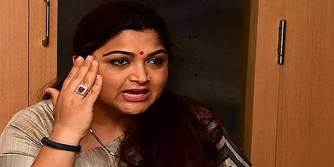 ”20 பேர்களை வைத்து சின்னத்திரை படப்பிடிப்பை நடத்த முடியாது” - குஷ்பு விளக்கம்