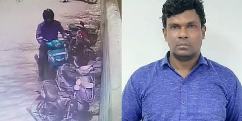 பைக்குகளை திருடி உருமாற்றி Olx மூலம் விற்பனை: சிக்கிய திருடன்!!