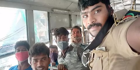 வாடகை வேண்டாம்; மூன்று வேளை உணவு தருகிறேன் - ஊரடங்கில் மனித நேயம் காத்த காவலர்