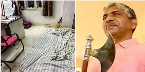 பணிக்காலத்தின் கடைசி நாளில் அலுவலகத்தில் படுத்துத்தூங்கிய ஐபிஎஸ் அதிகாரி - வைரல் மேன்