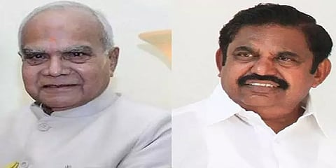 இன்று மாலை ஆளுநரை சந்திக்கிறார் முதலமைச்சர் எடப்பாடி பழனிசாமி