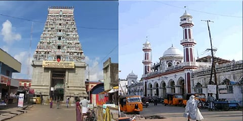 புதுச்சேரியில் திறக்கப்பட்ட வழிபாட்டு தலங்கள் : தனிமனித இடைவெளியுடன் மக்கள் வழிபாடு