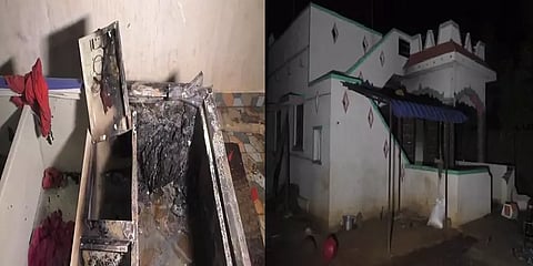 ஜோலார்பேட்டை: காதல் விவகாரத்தில் வீட்டிற்கு தீ வைப்பு; 8 பேர் கைது