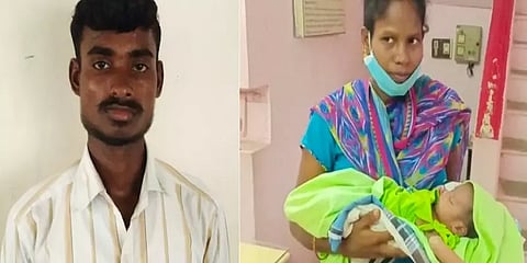 கையில் குழந்தையுடன் காவல்நிலையத்திற்கு வந்த மணமாகாத பெண்!