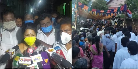 பொதுமக்கள் அஞ்சலிக்காக சாத்தான்குளம் தந்தை-மகன் உடல்: கனிமொழி, ஆட்சியர் உள்ளிட்டோர் அஞ்சலி