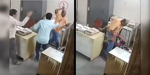 முகக்கவசம் அணிய சொன்ன பெண்ணை இரும்புக் கம்பியால் தாக்கிய அலுவலர்- வீடியோ