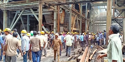 நெய்வேலி என்எல்சியில் விபத்து : 5 ஊழியர்கள் உயிரிழப்பு; 17 பேர் காயம்