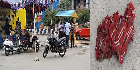 ஆட்டோவில் சென்றதற்கு வழக்குப்பதிவு - பெட்ரோல் ஊற்றி தீ வைத்துக்கொண்ட ஆட்டோ ஓட்டுனர்