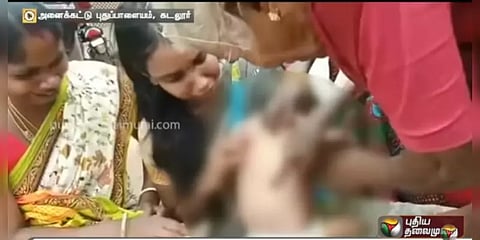 தடுப்பூசியால் கைக்குழந்தை உயிரிழப்பு ? - உறவினர்கள் சந்தேகம்