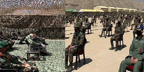 லடாக்கில் பிரதமர் மோடி திடீர் ஆய்வு!!