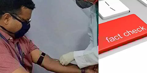 #Factcheck | கொரோனா தடுப்பு மருந்து சோதனை செய்துகொண்ட முதல்நபரா இவர்?: உண்மை என்ன?