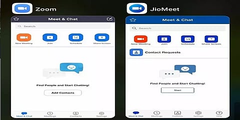 ''இது ஸூம் ஆப் காப்பியா?''. - இணையத்தில் கிண்டலுக்குள்ளான ஜியோ மீட்!