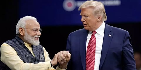 ''நன்றி. என்னுடைய நண்பரே'' - பிரதமர் மோடியின் வாழ்த்துக்கு நன்றி தெரிவித்த அமெரிக்க அதிபர்