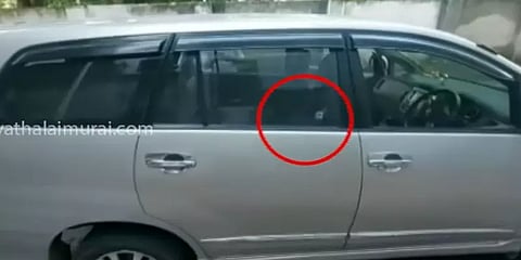 அரசு நிலத்தை ஆக்கிரமித்தவர்கள் மீது திமுக எம்.எல்.ஏவின் தந்தை துப்பாக்கிச்சூடு