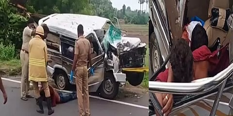 திண்டிவனம் அருகே சாலை விபத்து : குழந்தை உட்பட 6 பேர் உயிரிழப்பு
