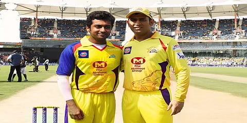 "சூர்யா ஒரு அற்புதமான நடிகர்" முன்பே சொன்ன தோனி !