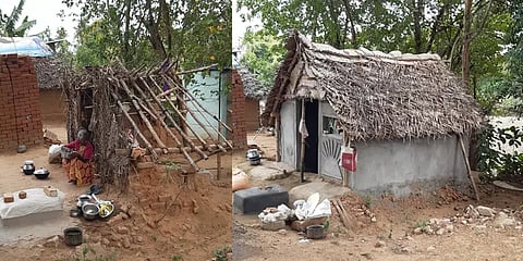 சாலையோரம் வசித்த மூதாட்டிக்கு வீடு கட்டிக்கொடுத்த திமுக கவுன்சிலர்!