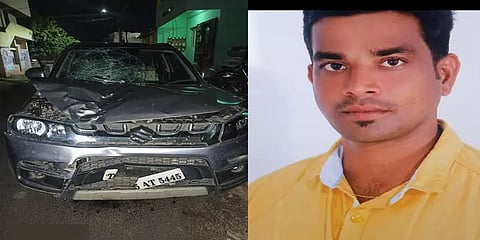 விபத்தில் காருக்கு அடியில் சிக்கிய நபர்.. 4 கி.மீ தூரம் தரதரவென இழுத்துச் சென்ற சோகம்