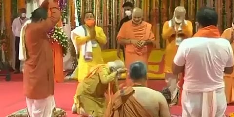 புனித ஸ்தலங்களில் இருந்து மண் - ராமர் கோயில் பூமி பூஜையின் தகவல்