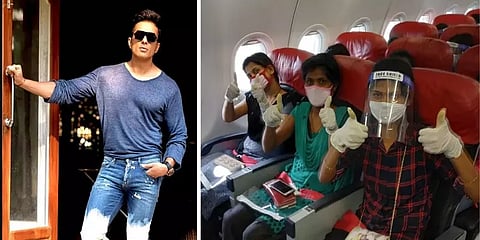 வெளிநாடுகளில் சிக்கித்தவித்த 295 மாணவர்களை விமானத்தில் இந்தியா அழைத்து வந்த சோனு சூட்