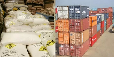 சென்னையில் 740 மெட்ரிக் டன் அம்மோனியம் நைட்ரேட்..பாதுகாப்பு எப்படி?:- சுங்கத்துறை விளக்கம்