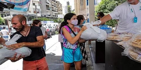 லெபனான் நாட்டுக்கு 50 ஆயிரம் டன் கோதுமை மாவு உதவி