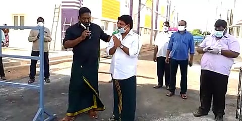 கலக்கத்தில் இருந்த கொரோனா பாதிக்கப்பட்டவர்கள் : உற்சாகமூட்டிய ரோபோ சங்கர்